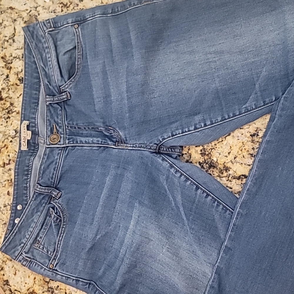 CAbi straight leg jeans in size 10